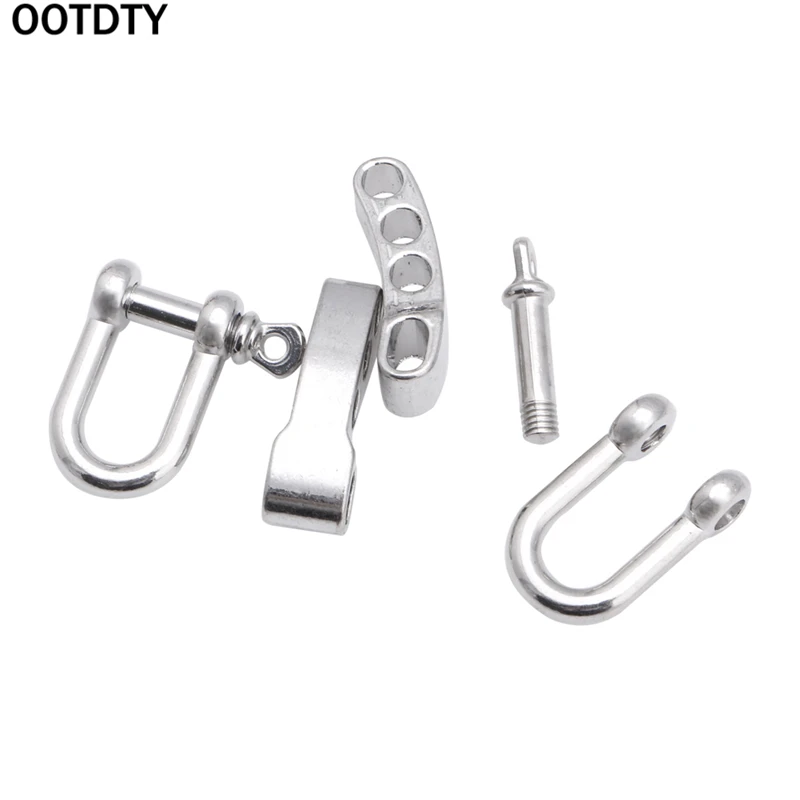 OOTDTY 10Pcs Zinc alloy U Shape Adjustable Shackle Rope Paracord Bracelet Buckle
OOTDTY 10Pcs Zinc alloy U Shape Adjustable Shackle Rope Paracord Bracelet Buckle