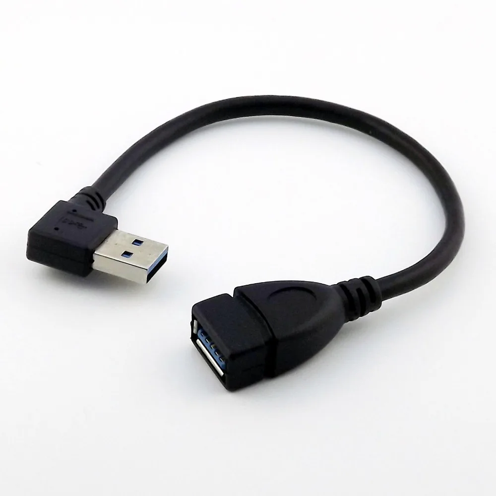 1x USB 3.0 Type A Female To Male Plug Data Extension Adapter Connector Cable UP/Down/Left/Right Angle | Электроника