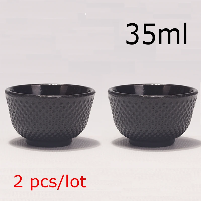 Hot Sale 2pcs Cast Iron Teacups Set Teacup Cups Mugs For Japanese Tetsubin Drinkware 35ml Handmade Kung Fu Tools Top-grade Mug
Hot Sale 2pcs Cast Iron Teacups Set Teacup Cups Mugs For Japanese Tetsubin Drinkware 35ml Handmade Kung Fu Tools Top-grade Mug