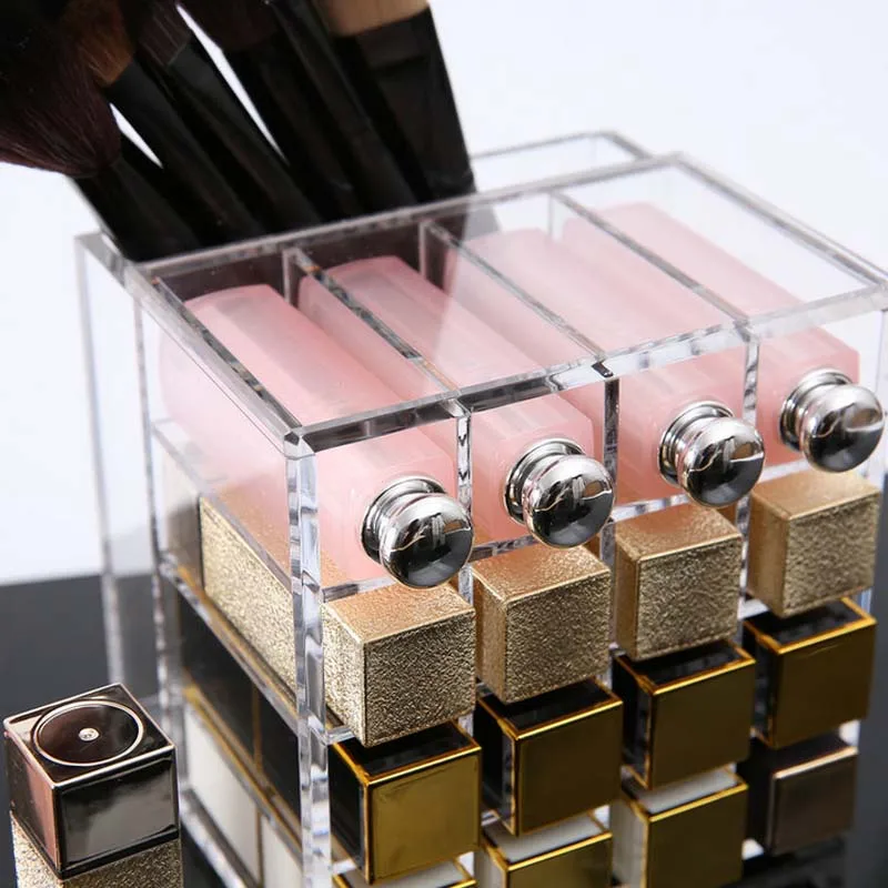 Multi-layer Grids Acrylic Makeup Organizer Storage Box Cosmetic Lipstick Jewelry Box Case Holder Display Stand Make Up Organizer
Multi-layer Grids Acrylic Makeup Organizer Storage Box Cosmetic Lipstick Jewelry Box Case Holder Display Stand Make Up Organizer