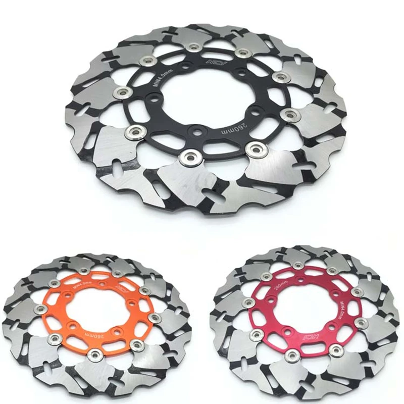 Universal 260mm motorcycle brake disc Taiwan NCY Modified Motorcycle Rapid Floating disc Fit Scooter ATV&Quad Dirt bikes
Universal 260mm motorcycle brake disc Taiwan NCY Modified Motorcycle Rapid Floating disc Fit Scooter ATV&Quad Dirt bikes