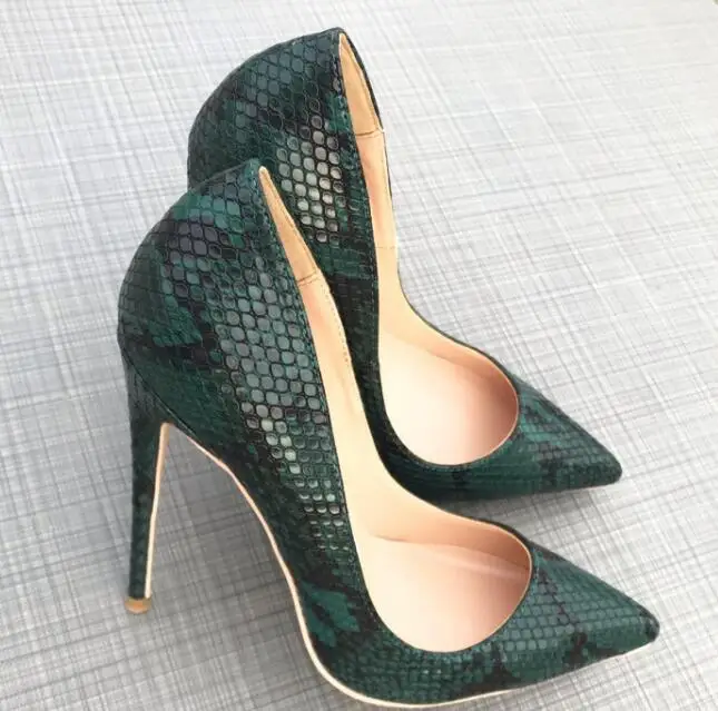 BONJEAN fashion Green Snakeskin Pattern High Heel Shoes Woman Shallow Pointed Toe Dress Pumps Sexy Club Wearing Heels
BONJEAN fashion Green Snakeskin Pattern High Heel Shoes Woman Shallow Pointed Toe Dress Pumps Sexy Club Wearing Heels