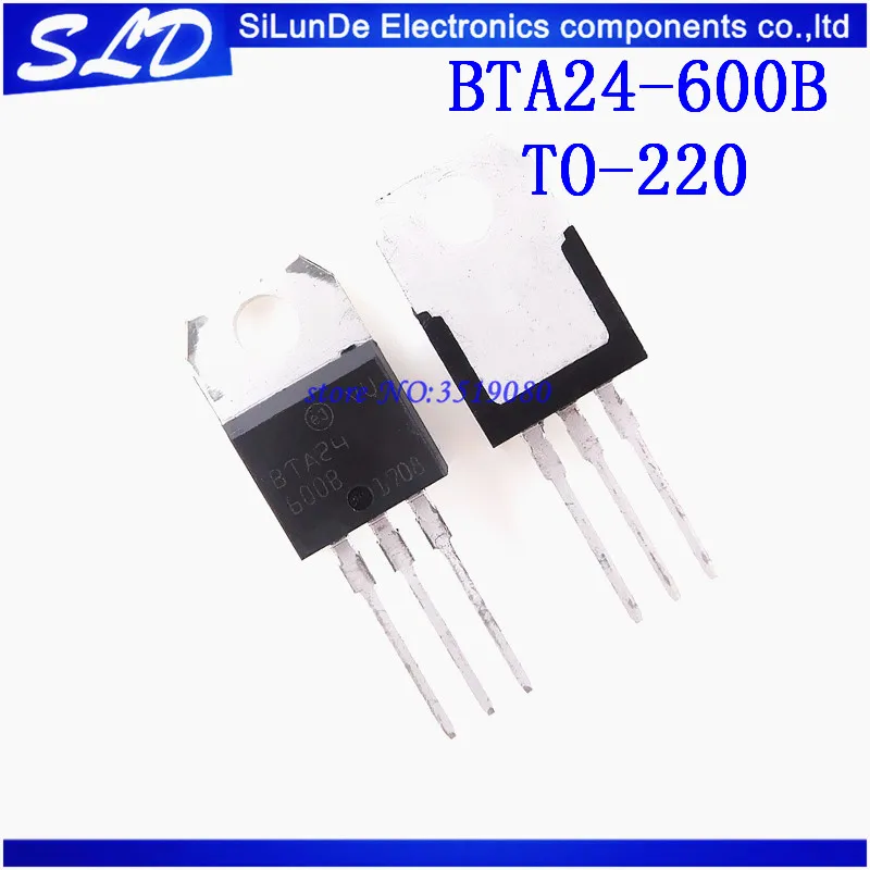 Free Shipping 50pcs/lot BTA24-600B BTA24-600 BTA24 Triacs 25 Amp 600 Volt TO-220 new and Original in stock
Free Shipping 50pcs/lot BTA24-600B BTA24-600 BTA24 Triacs 25 Amp 600 Volt TO-220 new and Original in stock