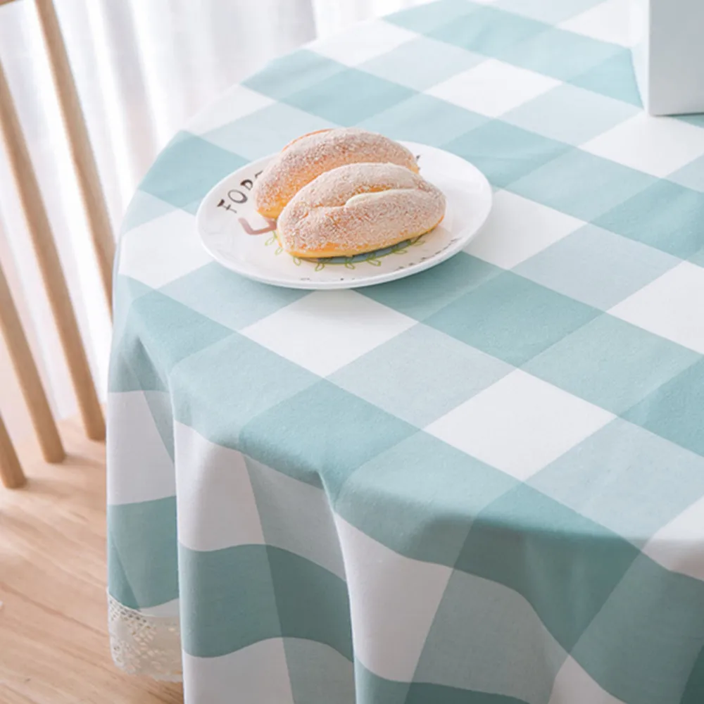 Round Tablecloth Thick Plaid Cotton Linen Kitchen Dinner Table Cloth Lace Pastoral Style Simple Coffee Table Nordic Decor Cloth
Round Tablecloth Thick Plaid Cotton Linen Kitchen Dinner Table Cloth Lace Pastoral Style Simple Coffee Table Nordic Decor Cloth