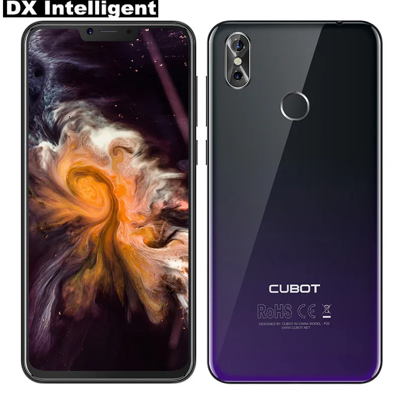 Cubot P20 4 г LTE MT6750T Octa Core 6 18 дюймов FHD + 19:9 Android 8 0 Гб 64 20MP двойной назад Cam 4000 мАч