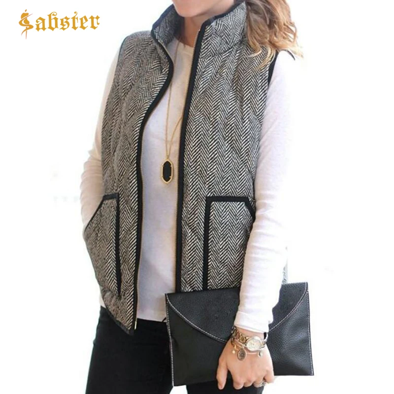 Thick Warm Winter Vest For Women Plus Size Casual Stand Collar Vest Women Cotton Sleeveless Jacket Female Jeans Waistcoat kz502
Thick Warm Winter Vest For Women Plus Size Casual Stand Collar Vest Women Cotton Sleeveless Jacket Female Jeans Waistcoat kz502