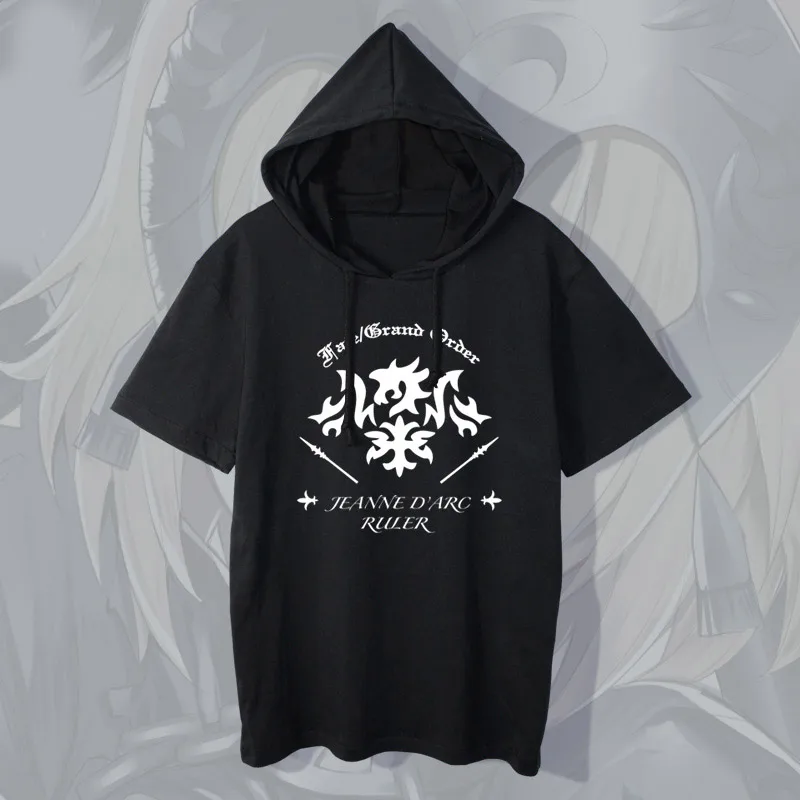 Футболка с капюшоном Fate grand order, Повседневная летняя футболка с коротким рукавом для мужчин и женщин, FGO Fate GO, хлопковая футболка для косплея
Футболка с капюшоном Fate grand order, Повседневная летняя футболка с коротким рукавом для мужчин и женщин, FGO Fate GO, хлопковая футболка для косплея