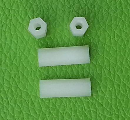 100pcs M4*32 mm Nylon column Hexagon straight column separation column support plastic separation column Two-way stud
100pcs M4*32 mm Nylon column Hexagon straight column separation column support plastic separation column Two-way stud