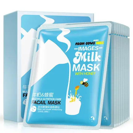Фото Маги питают мед молоко увлажняющая маска для лица контроль масла лечение акне