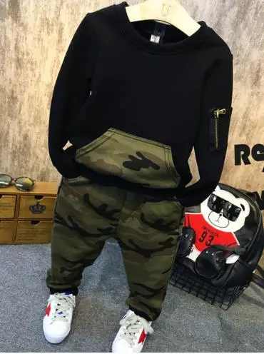 Baby Spring Sports Casual Long Sleeve Shirt+Pants Kids 2PCS Camouflage Kids Tracksuit For Boy sbaby Boys Clothing Sets
Baby Spring Sports Casual Long Sleeve Shirt+Pants Kids 2PCS Camouflage Kids Tracksuit For Boy sbaby Boys Clothing Sets