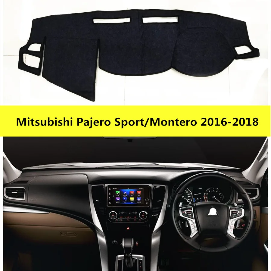 Чехол TAIJS для приборной панели автомобиля Mitsubishi Pajero sport 2016 2018 автомобильный