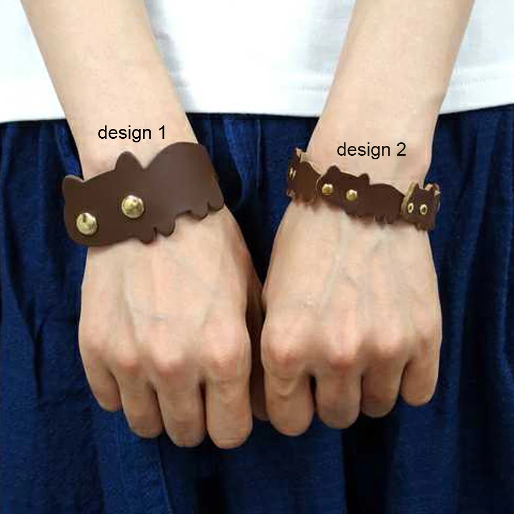 DIY leather craft cute cat connect link hand bracelet decoration die cutting knife mould hand machine punch tool
DIY leather craft cute cat connect link hand bracelet decoration die cutting knife mould hand machine punch tool