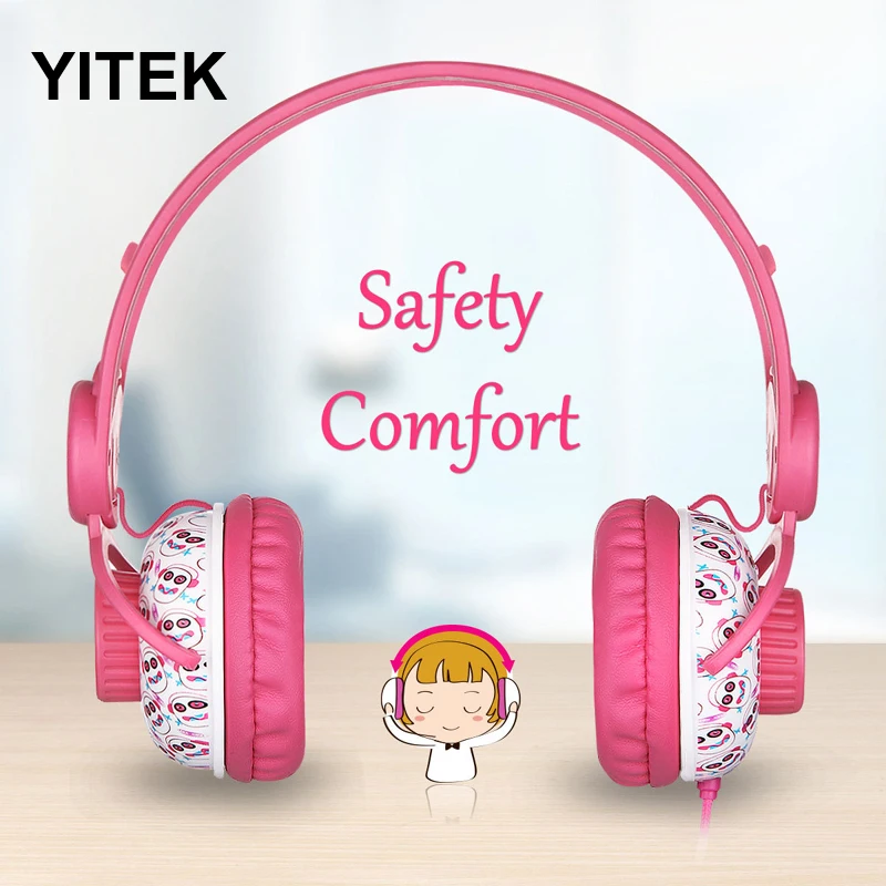 YITEK HT03 лучший подарок для детей наушники 3 5 мм музыкальные детские гарнитуры Mp3