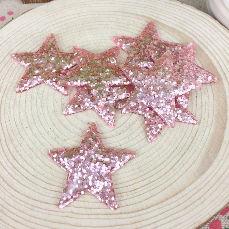 Kawaii Flatback DIY Pink Star With Glitter Resin Cabochons Flat Back Decoration Hair Bow Embellishments Crafts Making:39mm
Kawaii Flatback DIY Pink Star With Glitter Resin Cabochons Flat Back Decoration Hair Bow Embellishments Crafts Making:39mm