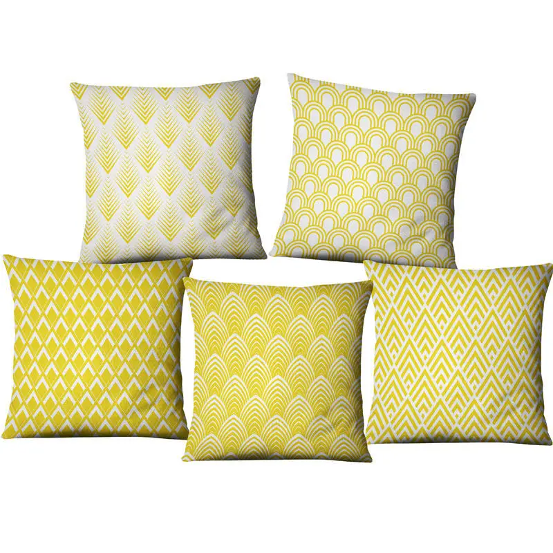 Yellow Geometric Sofa Square Cushion Cover Nordic Modern Cotton Linen Pillow Case Farmhouse Home Decor Living Room Decoration
Yellow Geometric Sofa Square Cushion Cover Nordic Modern Cotton Linen Pillow Case Farmhouse Home Decor Living Room Decoration