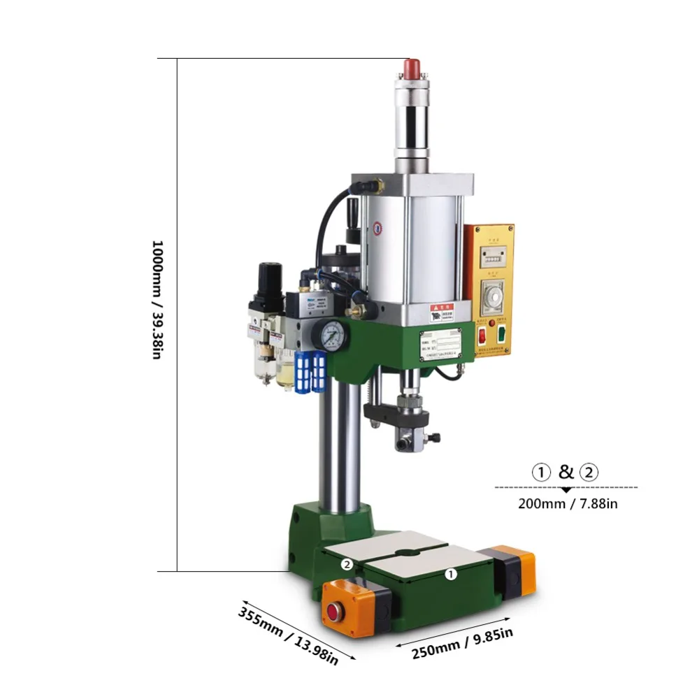 Multi-purpose Small Pneumatic Punching Adjustable Press Machine Suitable For Pressing Bearing Punching Riveting Assembly Cutting
Multi-purpose Small Pneumatic Punching Adjustable Press Machine Suitable For Pressing Bearing Punching Riveting Assembly Cutting