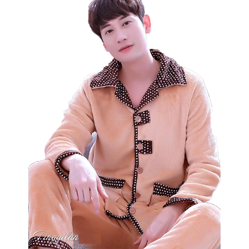 Man Pijama Winter Mens Pajama Sets O-Neck Long Sleeve Nightwear For Men Sleepwear Thick Warm Coral Velvet Pajamas Male Homewear
Man Pijama Winter Mens Pajama Sets O-Neck Long Sleeve Nightwear For Men Sleepwear Thick Warm Coral Velvet Pajamas Male Homewear