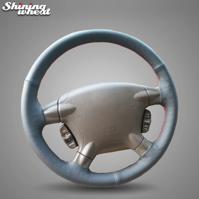 Shining wheat Hand-stitched Black Leather Car Steering Wheel Cover for Honda CRV CR-V 2003-2006
Shining wheat Hand-stitched Black Leather Car Steering Wheel Cover for Honda CRV CR-V 2003-2006