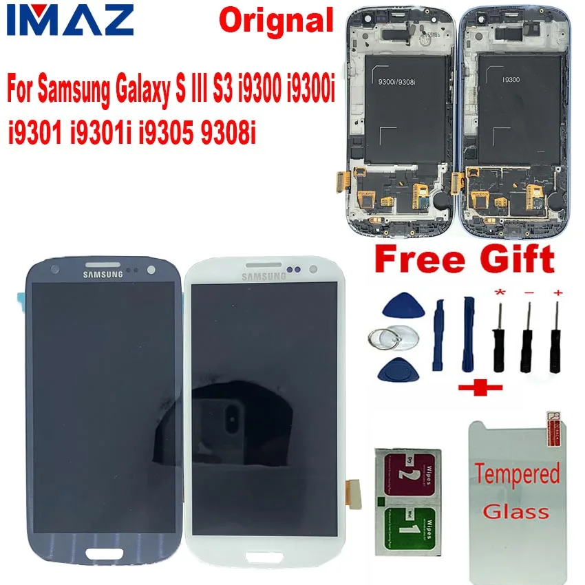 IMAZ Orignal AMOLED LCD For Samsung Galaxy S3 S III i9300 i9300i i9301 S3 NEO I9305 LCD Display Touch Screen Digitizer Assembly
IMAZ Orignal AMOLED LCD For Samsung Galaxy S3 S III i9300 i9300i i9301 S3 NEO I9305 LCD Display Touch Screen Digitizer Assembly