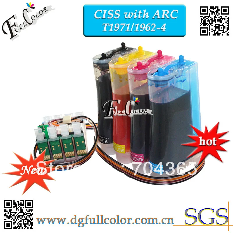 Free Shipping T1971 CISS Ink System for xp101 xp201 xp211 xp214 xp401 WF-2532 Printer CISS 
Free Shipping T1971 CISS Ink System for xp101 xp201 xp211 xp214 xp401 WF-2532 Printer CISS