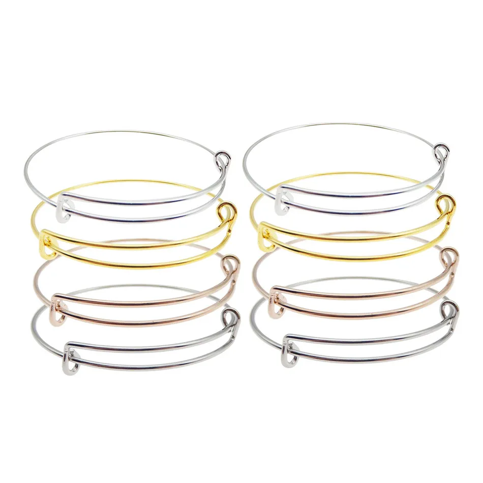 5pcs Mix Style Rose Gold/Silver Expandable Wire Bangle Bracelet for Charms Adjustable for Stacking Charm Bracelets Bracelet
5pcs Mix Style Rose Gold/Silver Expandable Wire Bangle Bracelet for Charms Adjustable for Stacking Charm Bracelets Bracelet