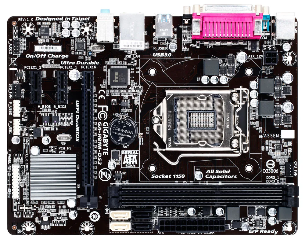 Б/у, Gigabyte GA-H81M-DS2 материнская плата для Intel H81 DDR3 USB3.0 16GB LGA 1150 H81M DS2 десктопная материнская плата системная плата
Б/у, Gigabyte GA-H81M-DS2 материнская плата для Intel H81 DDR3 USB3.0 16GB LGA 1150 H81M DS2 десктопная материнская плата системная плата