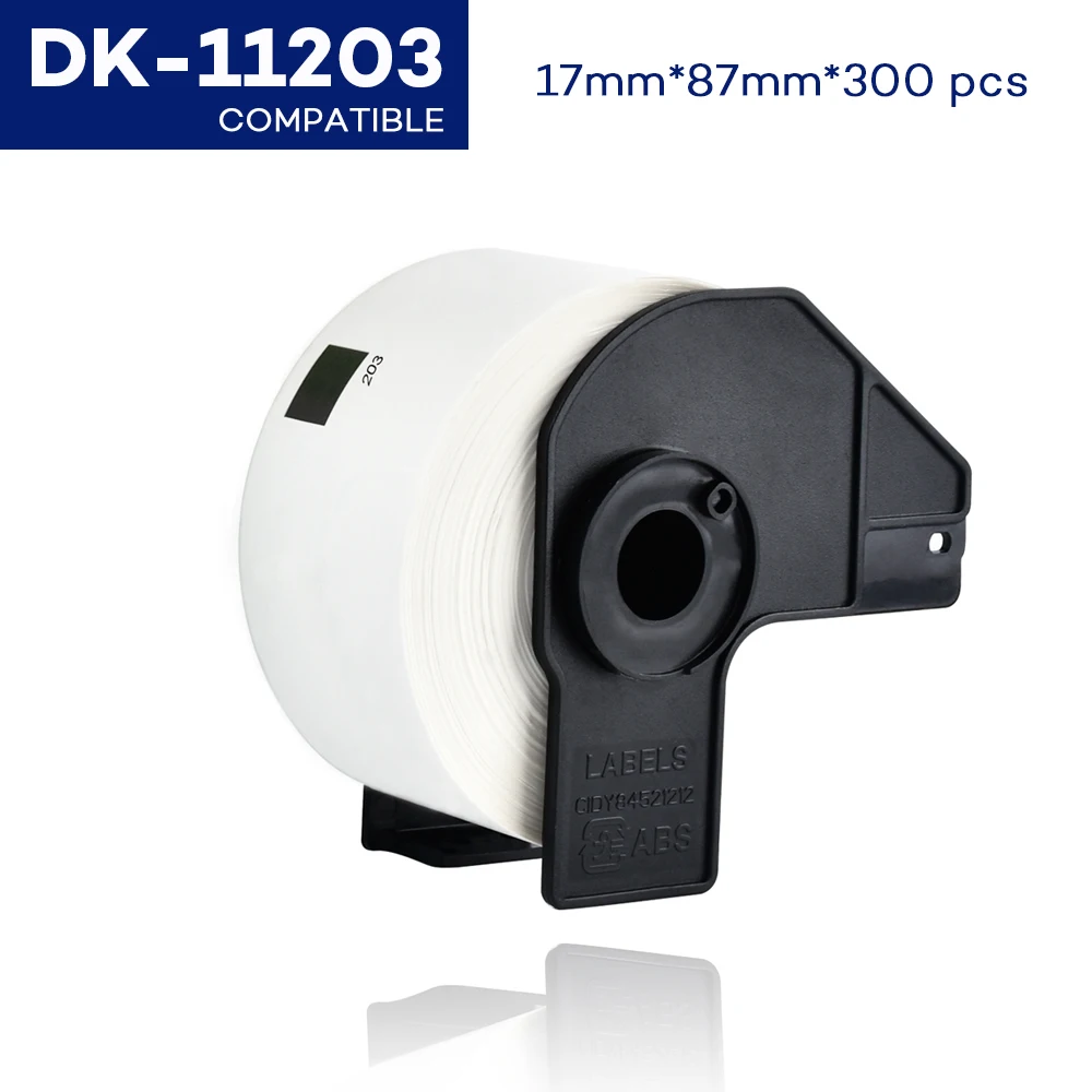 CIDY Compatible DK-11203 DK 11203 Label 17*87mm Compatible for Brother Label Printer White Paper DK11203 DK-1203 DK203
CIDY Compatible DK-11203 DK 11203 Label 17*87mm Compatible for Brother Label Printer White Paper DK11203 DK-1203 DK203