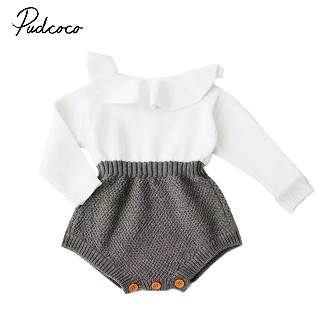 Pudcoco Newborn Baby Girl Wool Knitting Tops Patchwork Bodysuit Long Sleeves Warm Outfits Clothes 0-24M
Pudcoco Newborn Baby Girl Wool Knitting Tops Patchwork Bodysuit Long Sleeves Warm Outfits Clothes 0-24M