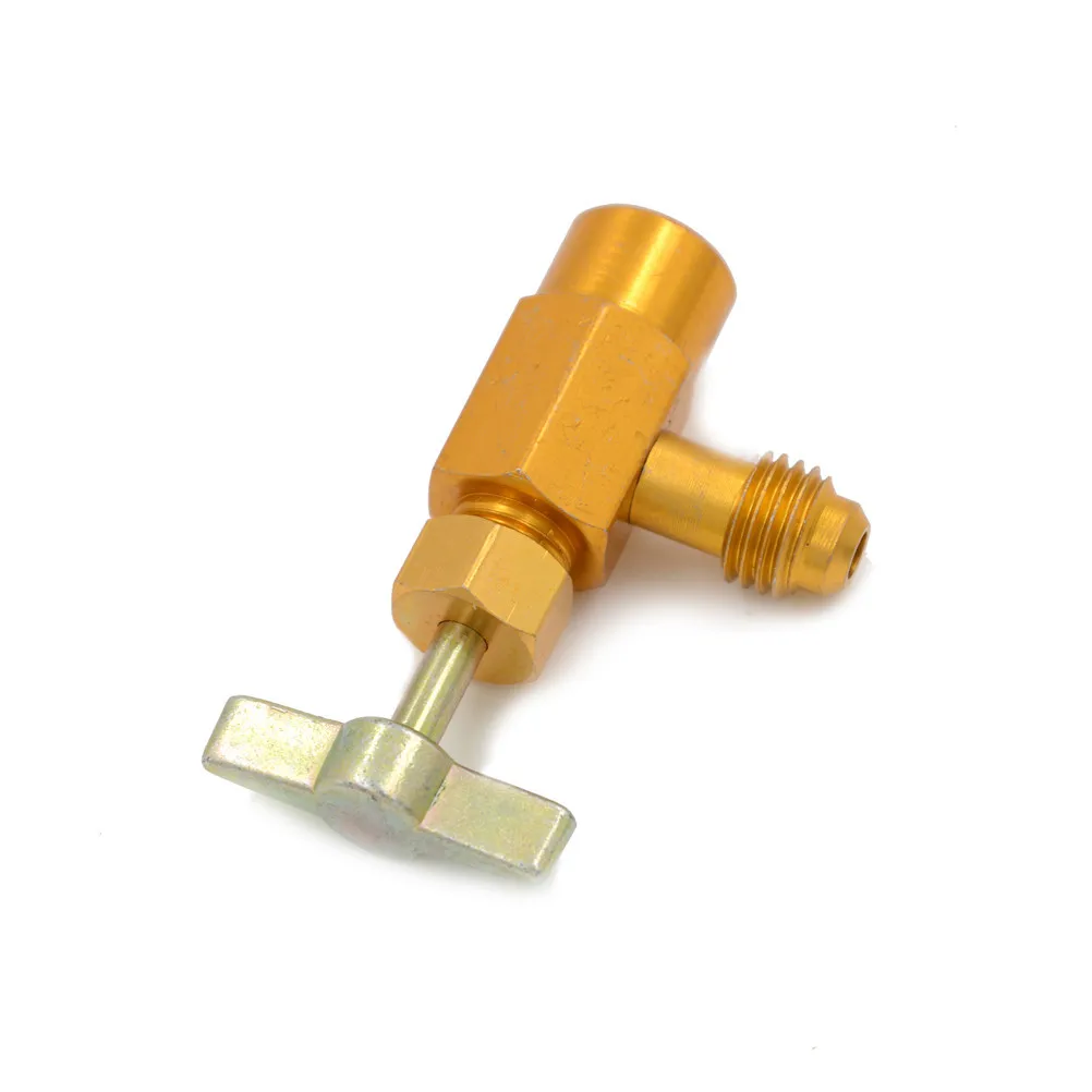 AC Refrigerant Brass Tap R-134 Can Dispensing Tool Parts 1/2" ACME Thread Valve Hand Tool Part Accessories 1pcs
AC Refrigerant Brass Tap R-134 Can Dispensing Tool Parts 1/2" ACME Thread Valve Hand Tool Part Accessories 1pcs