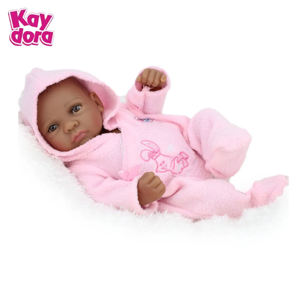KAYDORA 10 Inch 25cm Vinyl Reborn Girl Baby Dolls Alive Lifelike Mini Real Dolls Black African Kids Reborn Babies Kids Gift
KAYDORA 10 Inch 25cm Vinyl Reborn Girl Baby Dolls Alive Lifelike Mini Real Dolls Black African Kids Reborn Babies Kids Gift