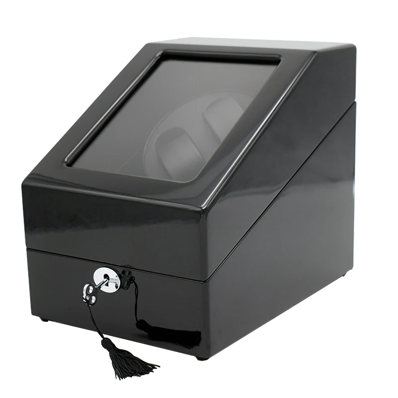 Watches Winder 2 Black Wooden Leather Automatic Motor Box Wathes Jewelry Lock Women Men Storage Display Watches Global Use Boxes
Watches Winder 2 Black Wooden Leather Automatic Motor Box Wathes Jewelry Lock Women Men Storage Display Watches Global Use Boxes