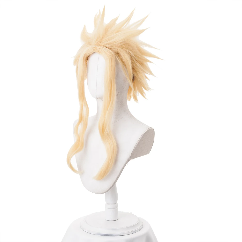 Hero Academia Boku no Hiro Akademia All Might Short Golden Synthetic Heat Resistant Cosplay Hair Wig
Hero Academia Boku no Hiro Akademia All Might Short Golden Synthetic Heat Resistant Cosplay Hair Wig
