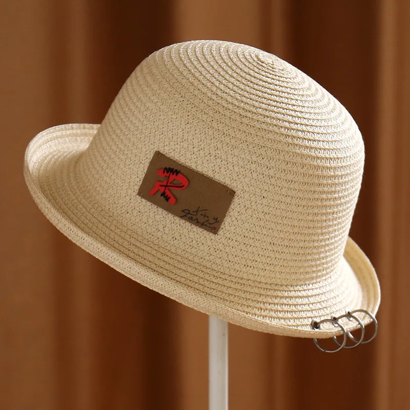 Fashion Sun Hat New Style Men and Women Straw Visor Hats Spring and Summer Fashion Letter Three Ring Outdoor Sunscreen Cap H038
Fashion Sun Hat New Style Men and Women Straw Visor Hats Spring and Summer Fashion Letter Three Ring Outdoor Sunscreen Cap H038