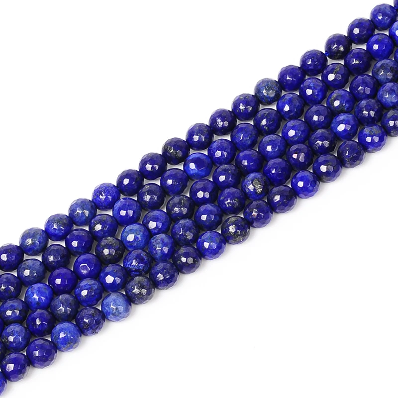 New Arrival Natural Stone Beads Faceted Blue Lapis Lazuli Stone Loose Bead For Making Jewelry Diy Bracelets Necklaces 4-12mm 15"
New Arrival Natural Stone Beads Faceted Blue Lapis Lazuli Stone Loose Bead For Making Jewelry Diy Bracelets Necklaces 4-12mm 15"
