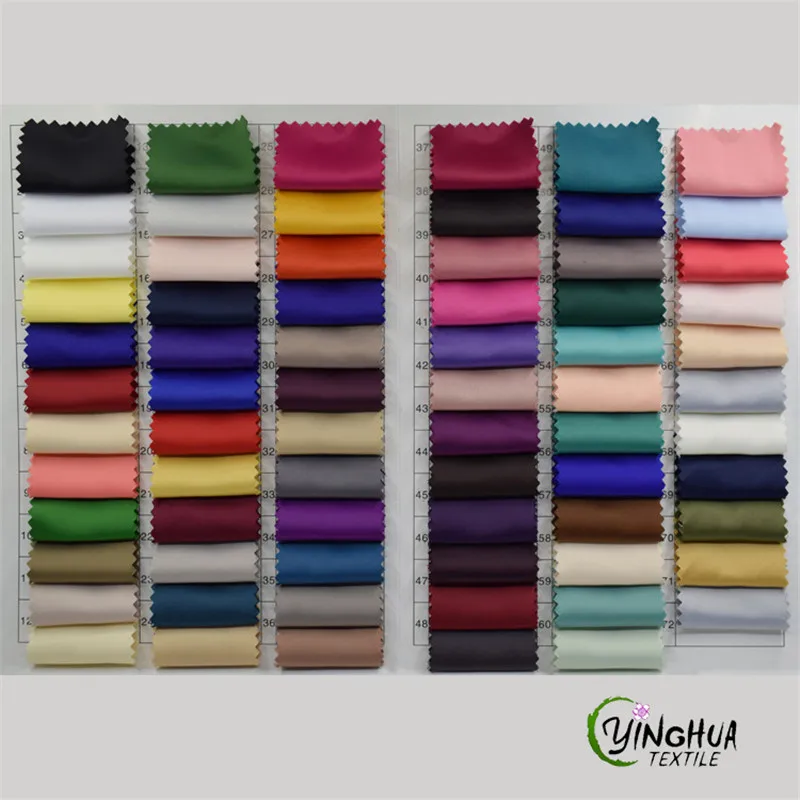 240G thickening Spandex Satin Fabric Solid Color Imitated silk Cloth satin Fabric Polyester Silk Fabric For Party Dress Faux
240G thickening Spandex Satin Fabric Solid Color Imitated silk Cloth satin Fabric Polyester Silk Fabric For Party Dress Faux
