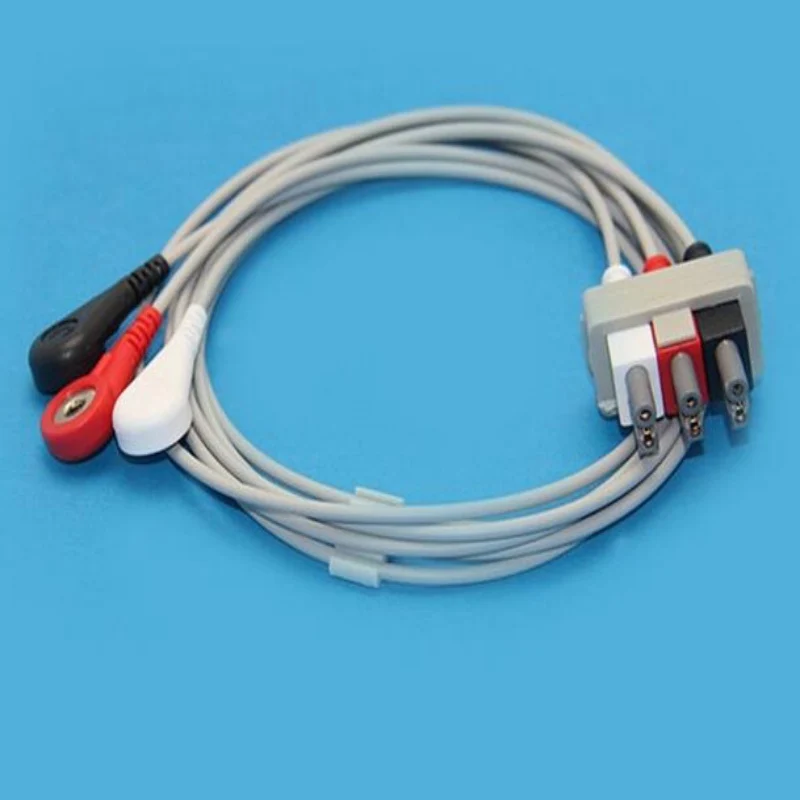 Compatible For Philips-HP MP20/30/40 43100A,,43120A,43200A ECG 3 Leadwires Snap end ECG Trunk Cable Medical Wire Cables AHA
Compatible For Philips-HP MP20/30/40 43100A,,43120A,43200A ECG 3 Leadwires Snap end ECG Trunk Cable Medical Wire Cables AHA