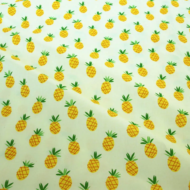 100% twill cotton tropical fruit fresh beige pineapple cloth DIY for kid bedding cushion clothes dress handwork patchwork fabric
100% twill cotton tropical fruit fresh beige pineapple cloth DIY for kid bedding cushion clothes dress handwork patchwork fabric