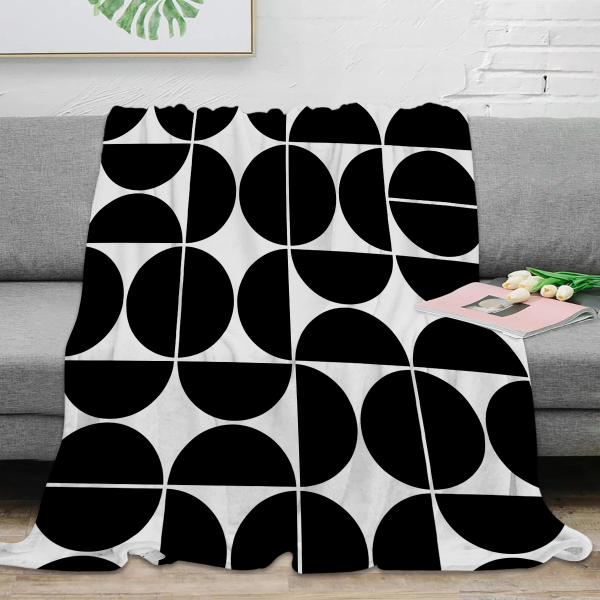 Mid Century Modern Geometric Black Throw Blanket Warm Microfiber Blanket Flannel Blanket Bedroom Decor Blankets For Beds
Mid Century Modern Geometric Black Throw Blanket Warm Microfiber Blanket Flannel Blanket Bedroom Decor Blankets For Beds