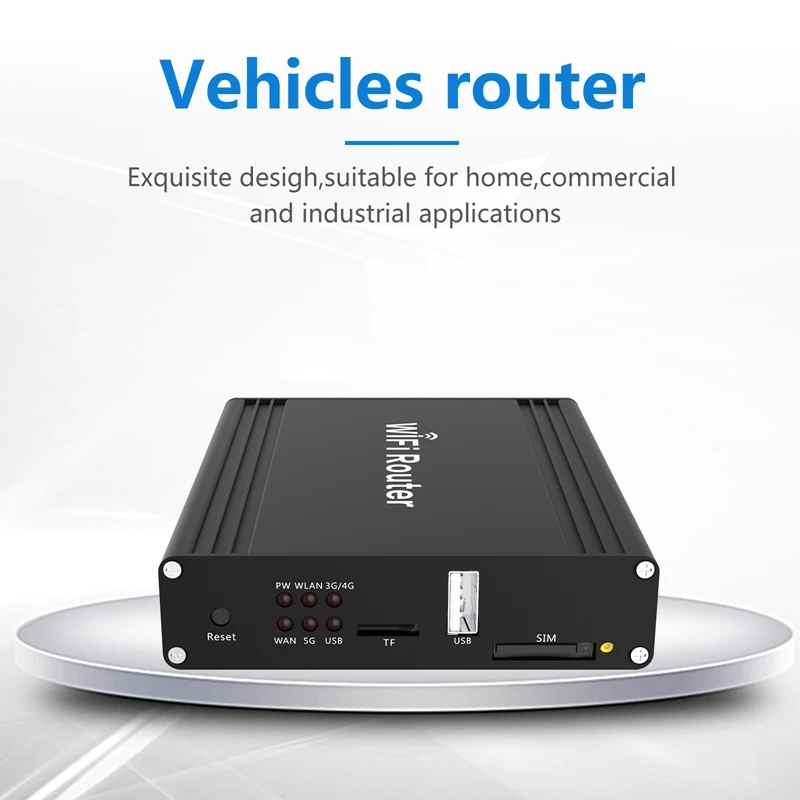 Cioswi Dual Band 4G Lte Router Car Wireless Wifi Modem Router CAT4 EC25 With SIM Card Slot Operwrt Car Bus Router WE1026-5G
Cioswi Dual Band 4G Lte Router Car Wireless Wifi Modem Router CAT4 EC25 With SIM Card Slot Operwrt Car Bus Router WE1026-5G