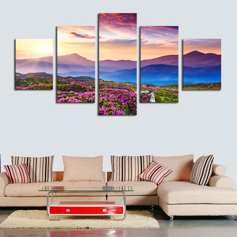 Unframed 5 Piece The Sunset and The mountain Modern Home Wall Decor Canvas Picture Art HD Print Painting On Canvas Artworks
Unframed 5 Piece The Sunset and The mountain Modern Home Wall Decor Canvas Picture Art HD Print Painting On Canvas Artworks