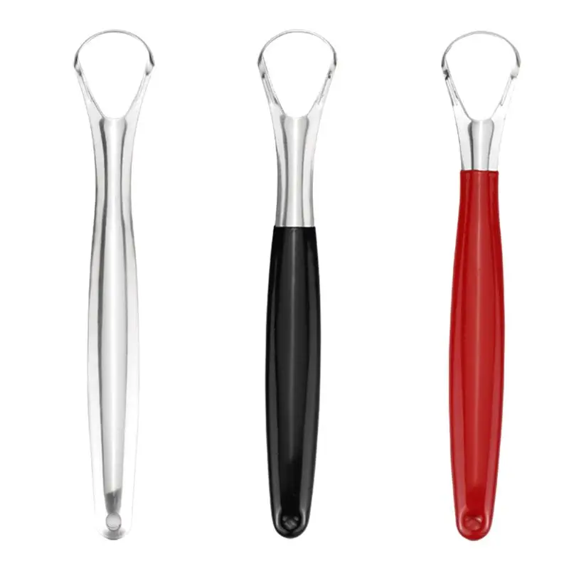 1pc Portable Tongue Scraper Stainless Steel Oral Tongue Cleaner Brush Fresher Sweepers for Adults 3 Colors #11
1pc Portable Tongue Scraper Stainless Steel Oral Tongue Cleaner Brush Fresher Sweepers for Adults 3 Colors #11