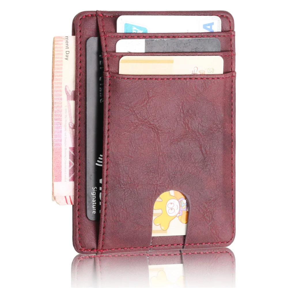 2019 Travel Card Holder for Men Women Business Bank Card Case Bag Slim RFID Packet Wallet Small PU Leather Purse
2019 Travel Card Holder for Men Women Business Bank Card Case Bag Slim RFID Packet Wallet Small PU Leather Purse