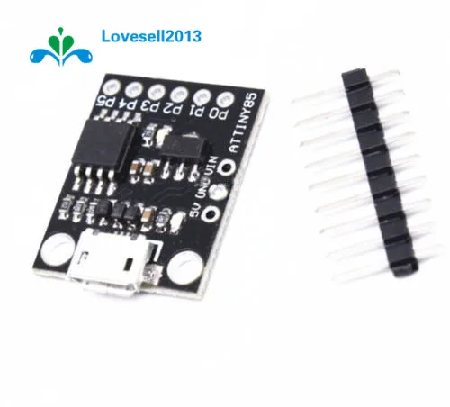 Attiny85 Digispark Kickstarter Development Board Module For Arduino I2C SPI Micro USB Port 1.8V-5V Low Power | Электроника