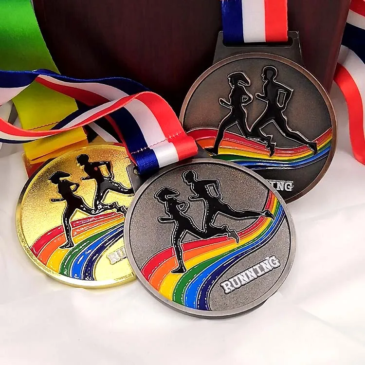 Color New Metal Medal Match Medals Badges Souvenirs The marathon Medal Medal with good ribbon School sports Metal
Color New Metal Medal Match Medals Badges Souvenirs The marathon Medal Medal with good ribbon School sports Metal