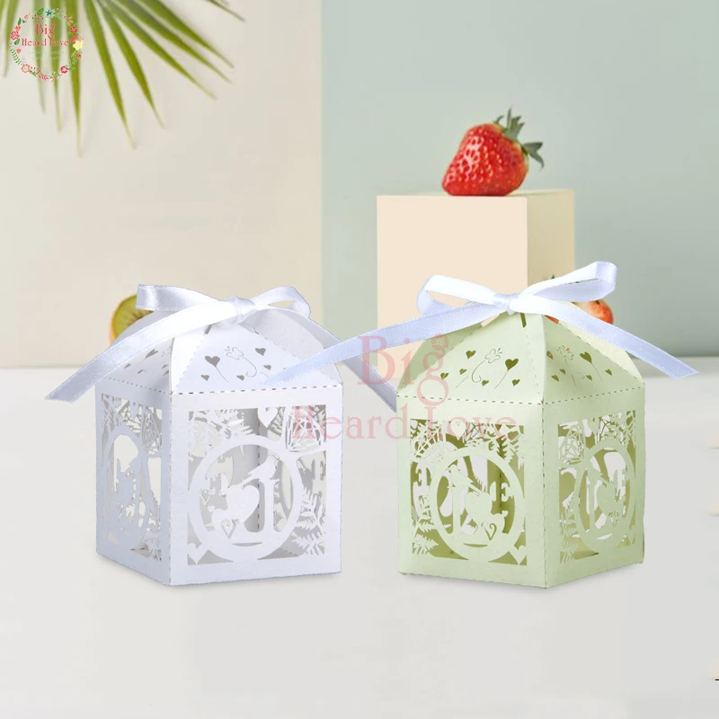 50pcs/lot Laser Cut Bird Heart Candy Box Love Butterfly Wedding Party Chocolate Box Baby Shower Party Candy Box Party Supplies
50pcs/lot Laser Cut Bird Heart Candy Box Love Butterfly Wedding Party Chocolate Box Baby Shower Party Candy Box Party Supplies