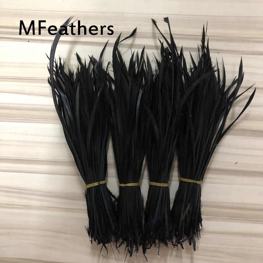 500 шт./лот 5 8 дюймов 13 20 см полосатые черные гусиные биотики для вязания мушек