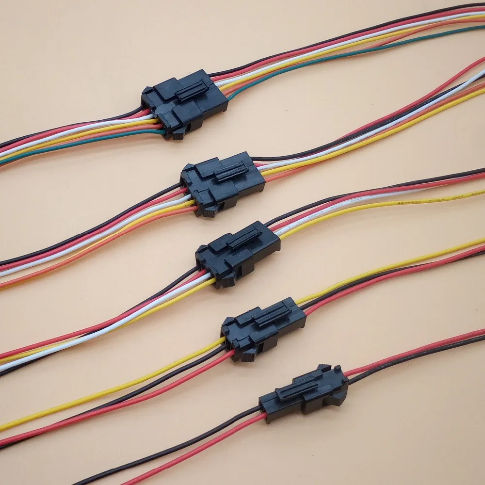 5 pairs SM2.54 2 3 4 5 6pin SM Male & female Led Connector 2pin/3pin/4pin/5pin 6pin Wire cable pigtail Plug Total length 40cm
5 pairs SM2.54 2 3 4 5 6pin SM Male & female Led Connector 2pin/3pin/4pin/5pin 6pin Wire cable pigtail Plug Total length 40cm