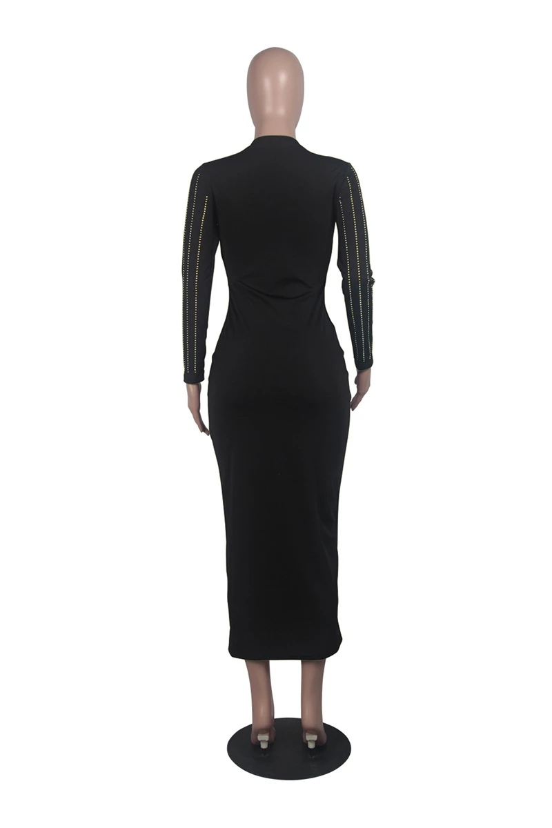 Elegant Shining Diamonds Striped Bodycon Long Dress Women Sexy Evening Party Nightclub Dresses Autumn Winter Vintage Vestidos
Elegant Shining Diamonds Striped Bodycon Long Dress Women Sexy Evening Party Nightclub Dresses Autumn Winter Vintage Vestidos