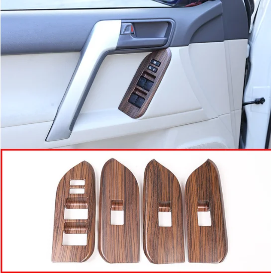 4pcs Pine Wood grain ABS Car Window Lift Switch Button Frame Trim For Toyota Land Cruiser Prado FJ150 150 2014-2018 for LHD
4pcs Pine Wood grain ABS Car Window Lift Switch Button Frame Trim For Toyota Land Cruiser Prado FJ150 150 2014-2018 for LHD