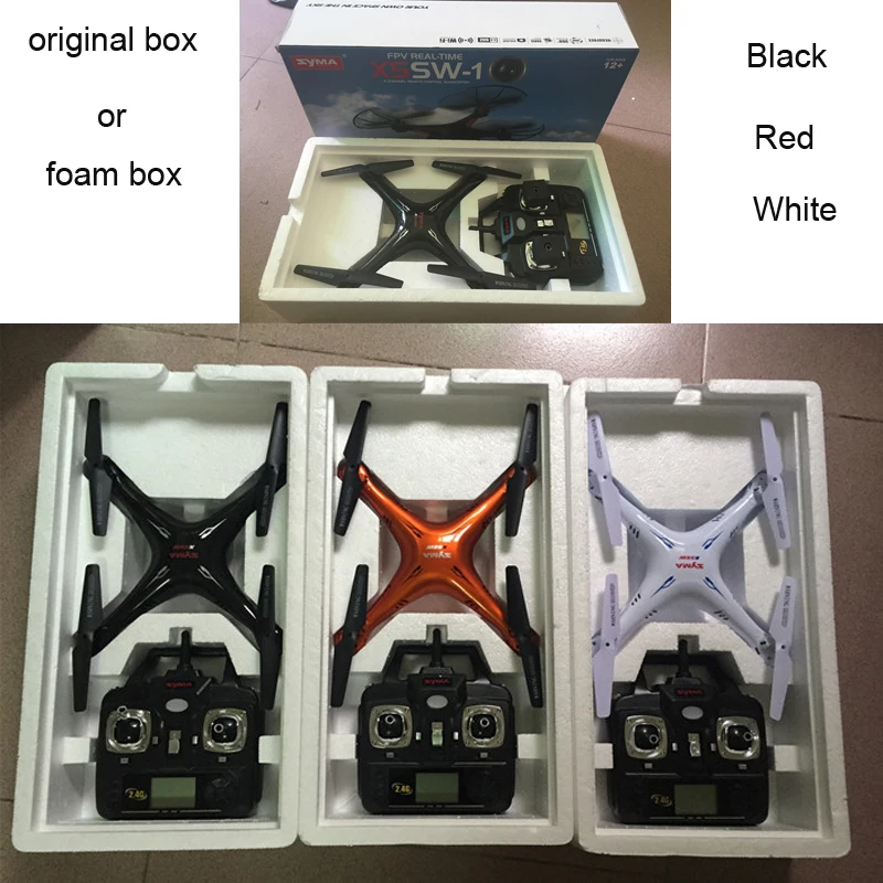Original SYMA X5SW / X5SW-1 fpv Quadcopter WiFi Drone with Camera Headless Real Time remote control RC Helicopter toys
Original SYMA X5SW / X5SW-1 fpv Quadcopter WiFi Drone with Camera Headless Real Time remote control RC Helicopter toys